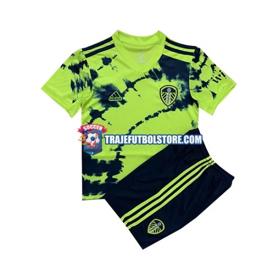 Camiseta 2ª Leeds United Niño 2022-2023 Manga Corta