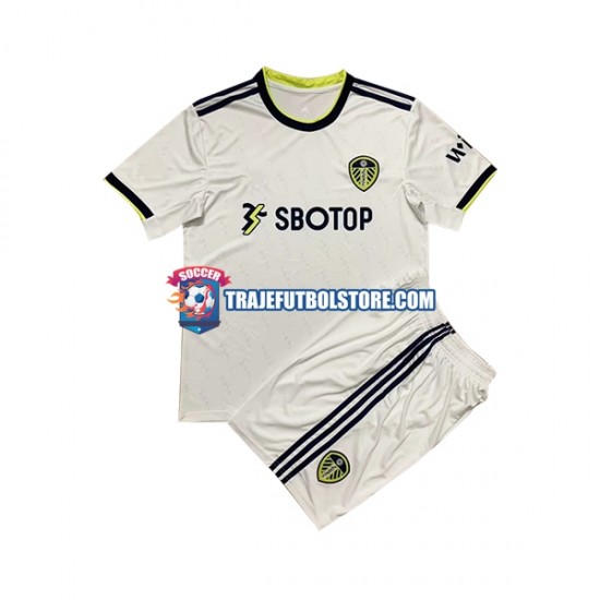 Camiseta 1ª Leeds United Niño 2022-2023 Manga Corta