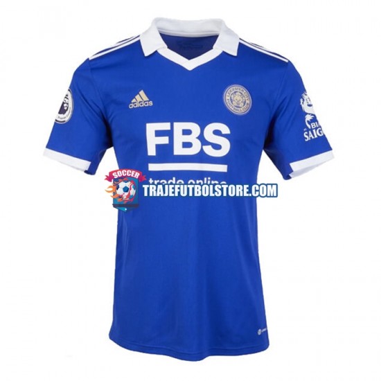 Camiseta 1ª Leicester City Hombre 2022-2023 Manga Corta