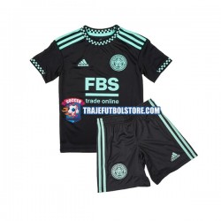 Camiseta 2ª Leicester City Niño 2022-2023 Manga Corta