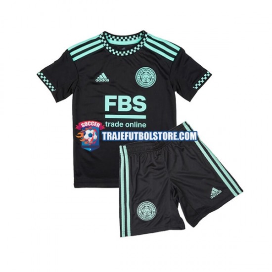 Camiseta 2ª Leicester City Niño 2022-2023 Manga Corta