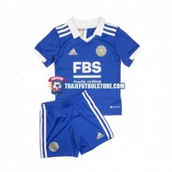 Camiseta 1ª Leicester City Niño 2022-2023 Manga Corta