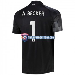 Camiseta 3ª Liverpool A.Becker 1 Portero Hombre 2021-2022 Manga Corta