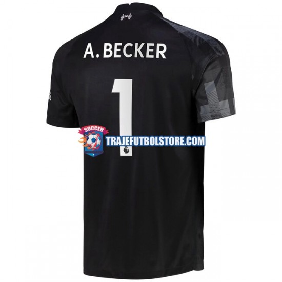 Camiseta 3ª Liverpool A.Becker 1 Portero Hombre 2021-2022 Manga Corta