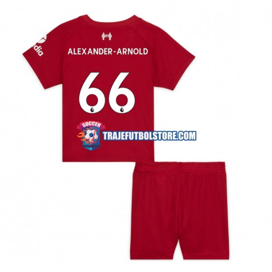 Camiseta 1ª Liverpool Alexander-Arnold 66 Niño 2022-2023 Manga Corta
