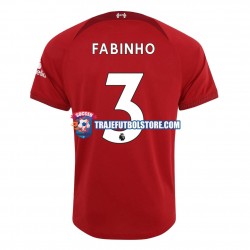Camiseta 1ª Liverpool Fabinho 3 Hombre 2022-2023 Manga Corta