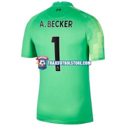 Camiseta 1ª Liverpool A.Becker 1 Portero Hombre 2021-2022 Manga Corta