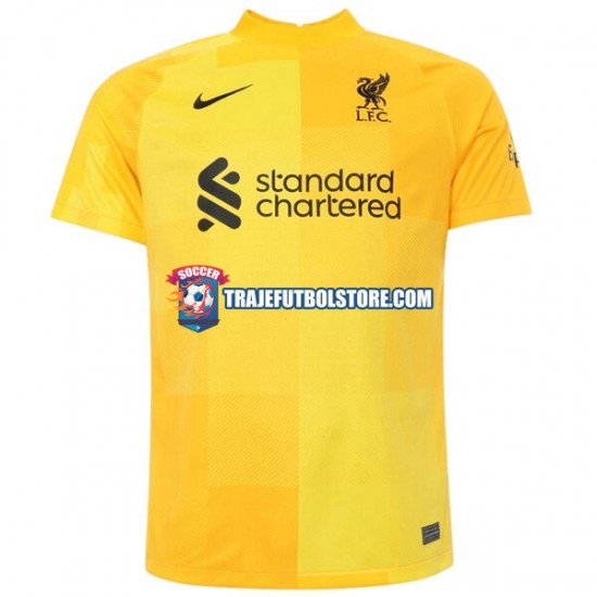 Camiseta 2ª Liverpool Portero Hombre 2021-2022 Manga Corta