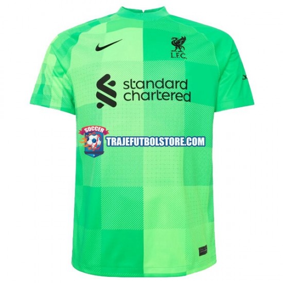 Camiseta 1ª Liverpool Portero Hombre 2021-2022 Manga Corta