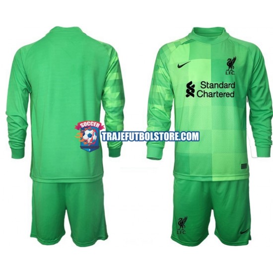 Camiseta 1ª Liverpool Portero Niño 2021-2022 ML