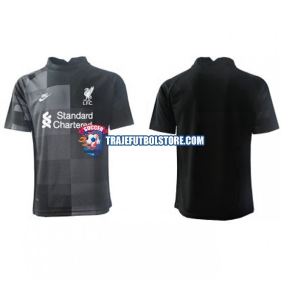 Camiseta 3ª Liverpool Portero Hombre 2021-2022 Manga Corta