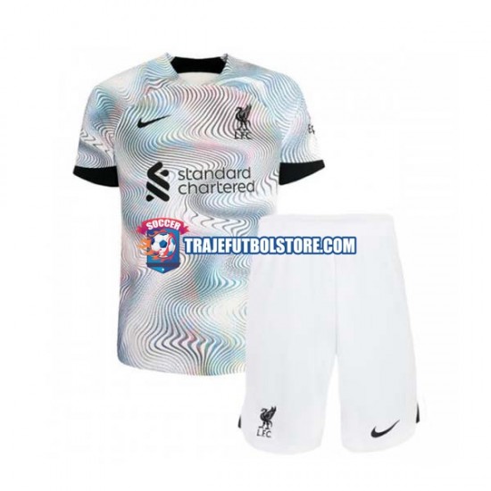 Camiseta 2ª Liverpool Niño 2022-2023 Manga Corta