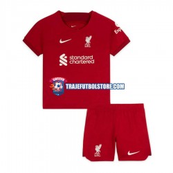 Camiseta 1ª Liverpool Niño 2022-2023 Manga Corta