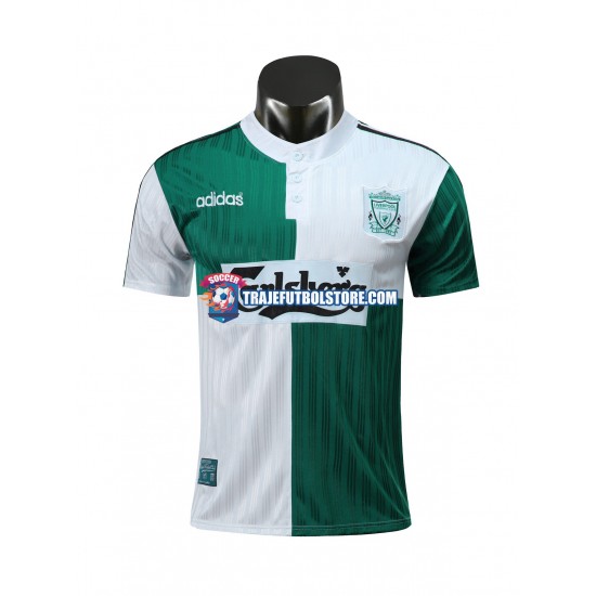 Camiseta 2ª Liverpool 1995 Retro Hombre Manga Corta