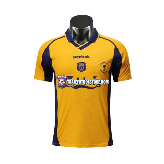Camiseta 2ª Liverpool 2000-2001 Retro Hombre Manga Corta