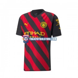 Camiseta 2ª Manchester City Hombre 2022-2023 Manga Corta
