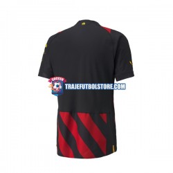 Camiseta 2ª Manchester City Hombre 2022-2023 Manga Corta