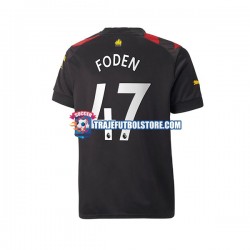 Camiseta 2ª Manchester City Foden 47 Hombre 2022-2023 Manga Corta