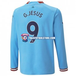 Camiseta 1ª Manchester City G.Jesus 9 Hombre 2022-2023 ML