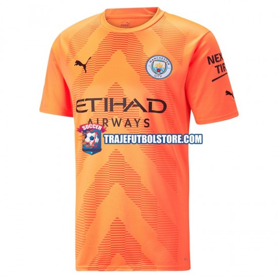 Camiseta 3ª Manchester City Portero Hombre 2022-2023 Manga Corta