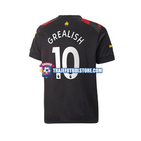 Camiseta 2ª Manchester City Grealish 10 Hombre 2022-2023 Manga Corta