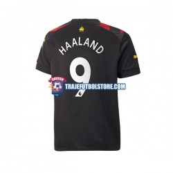 Camiseta 2ª Manchester City Haaland 9 Hombre 2022-2023 Manga Corta