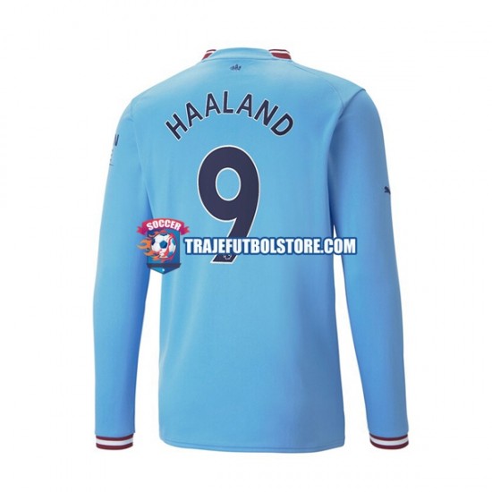 Camiseta 1ª Manchester City Haaland 9 Hombre 2022-2023 ML