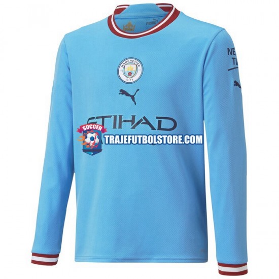 Camiseta 1ª Manchester City Hombre 2022-2023 ML