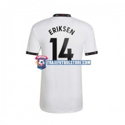 Camiseta 2ª Manchester United Christian Eriksen 14 Hombre 2022-2023 Manga Corta