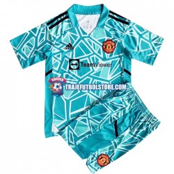 Camiseta 3ª Manchester United Portero Niño 2022-2023 Manga Corta
