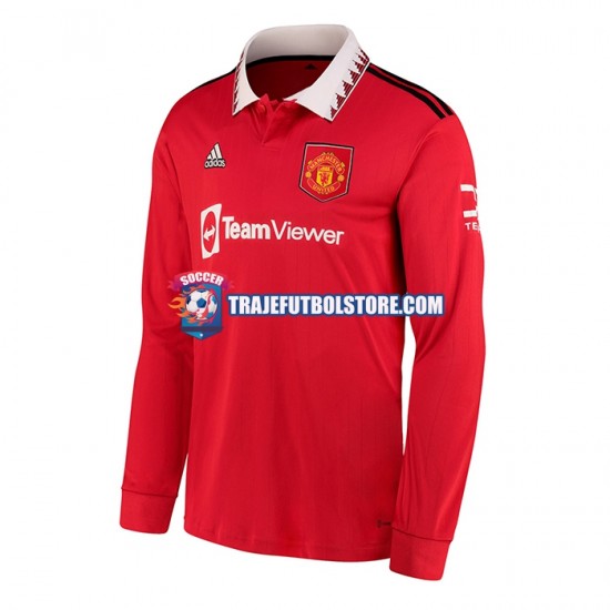 Camiseta 1ª Manchester United Hombre 2022-2023 ML