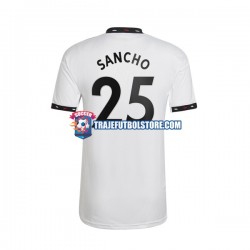 Camiseta 2ª Manchester United Jadon Sancho 25 Hombre 2022-2023 Manga Corta