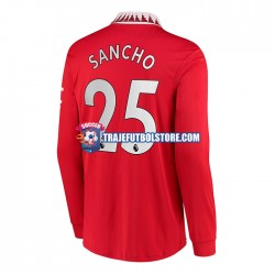 Camiseta 1ª Manchester United Jadon Sancho 25 Hombre 2022-2023 ML