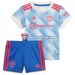 Camiseta 2ª Manchester United Niño 2021-2022 Manga Corta