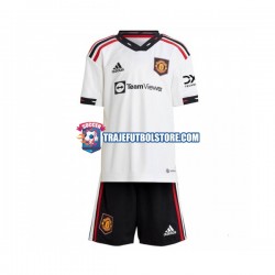 Camiseta 2ª Manchester United Niño 2022-2023 Manga Corta