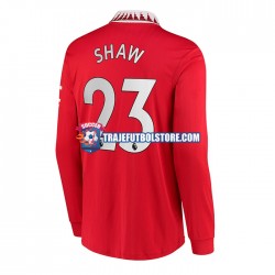 Camiseta 1ª Manchester United Luke Shaw 23 Hombre 2022-2023 ML