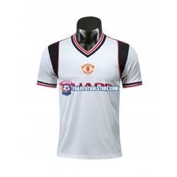 Camiseta 2ª Manchester United 1985 Retro Hombre Manga Corta