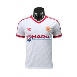 Camiseta 2ª Manchester United 1986 Retro Hombre Manga Corta