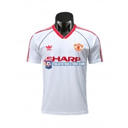 Camiseta 2ª Manchester United 1988 Retro Hombre Manga Corta
