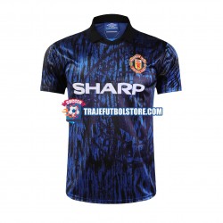Camiseta 2ª Manchester United 1993 Retro Hombre Manga Corta