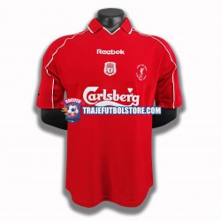 Camiseta 1ª Manchester United 2000-2001 Retro Hombre Manga Corta