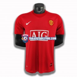 Camiseta 1ª Manchester United Retro Hombre 2007-2008 Manga Corta