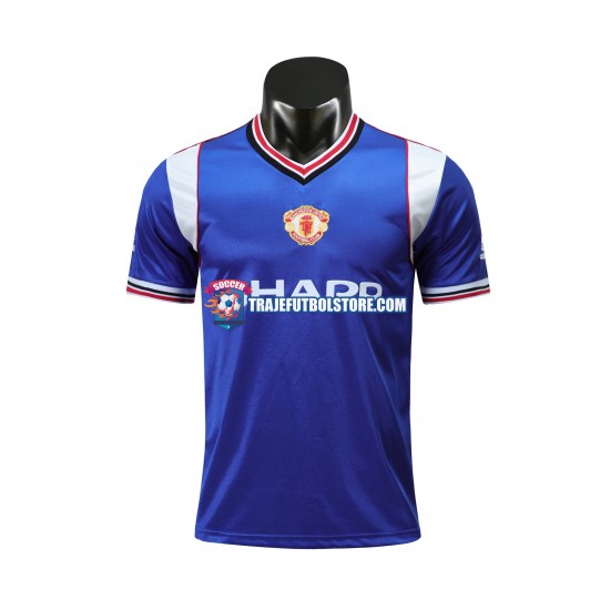 Camiseta 3ª Manchester United 1985 Retro Hombre Manga Corta