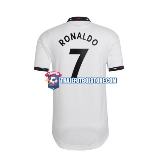 Camiseta 2ª Manchester United Ronaldo 7 Hombre 2022-2023 Manga Corta