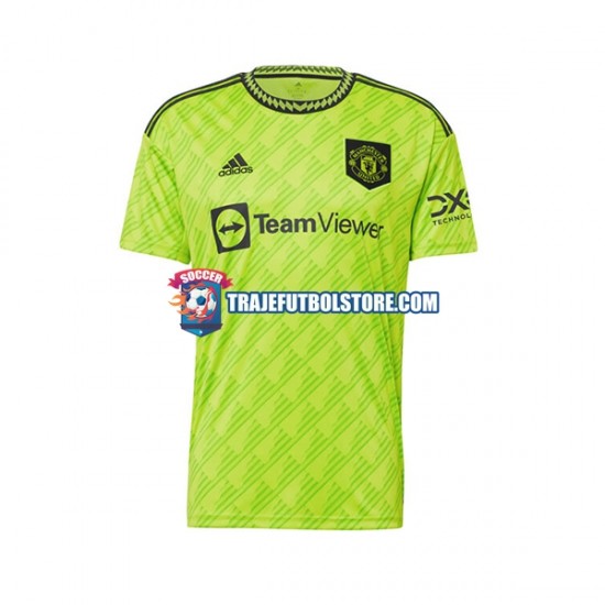 Camiseta 3ª Manchester United Hombre 2022-2023 Manga Corta