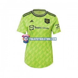 Camiseta 3ª Manchester United Mujer 2022-2023 Manga Corta