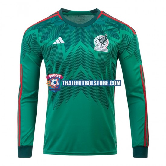 Camiseta 1ª México Hombre Copa Mundial 2022 ML