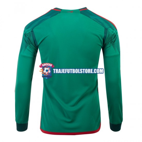 Camiseta 1ª México Hombre Copa Mundial 2022 ML