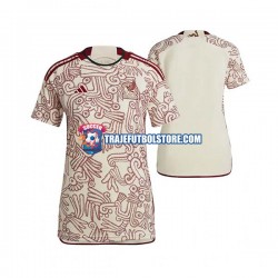 Camiseta 2ª México Mujer Copa Mundial 2022 Manga Corta