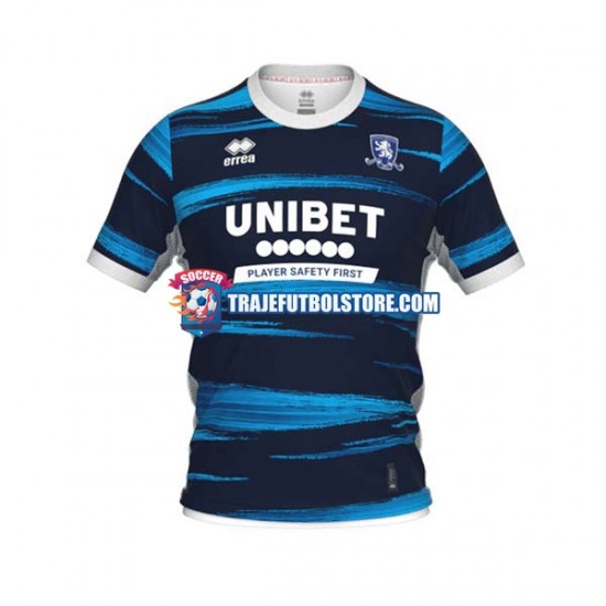 Camiseta 2ª Middlesbrough Hombre 2022-2023 Manga Corta